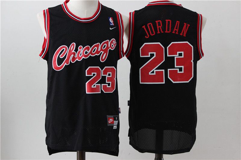 Men Chicago Bulls 23 Jordan Black Nike NBA Jerseys